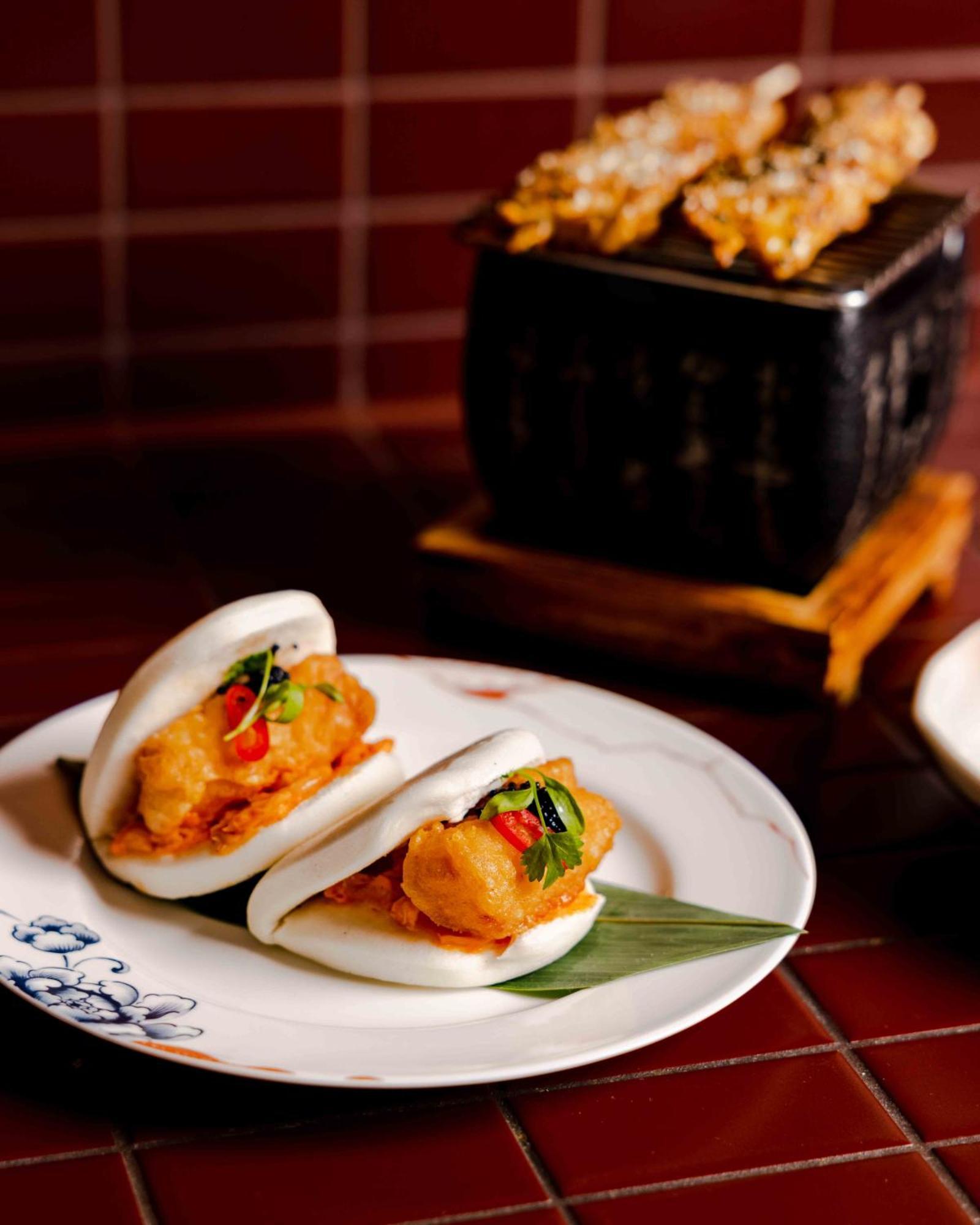 Pan Pacific London Hotel Exterior foto A plate of baozi