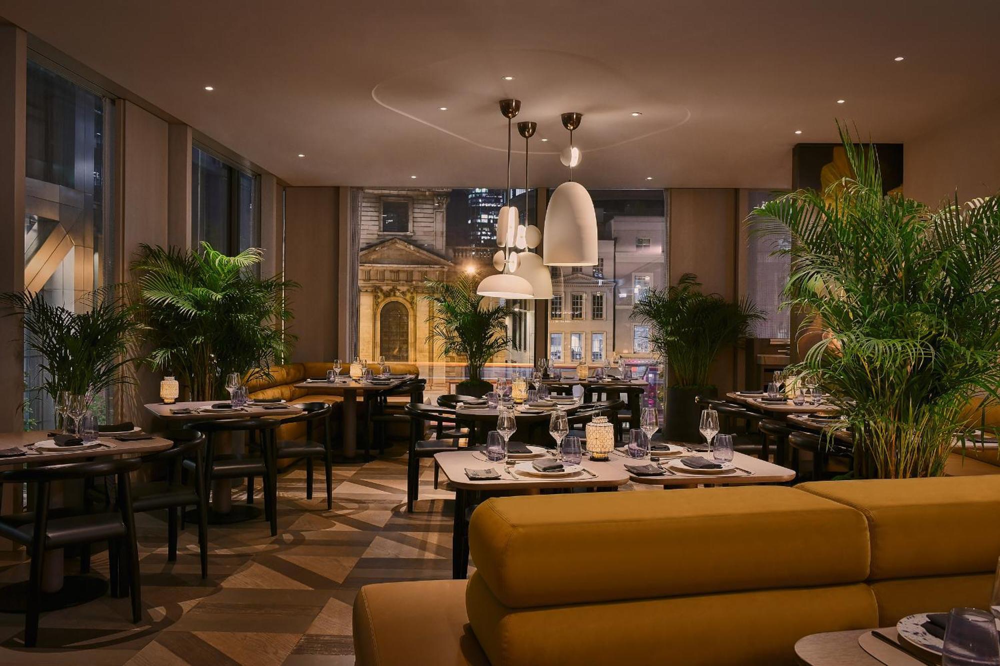 Pan Pacific London Hotel Exterior foto The interior of the restaurant
